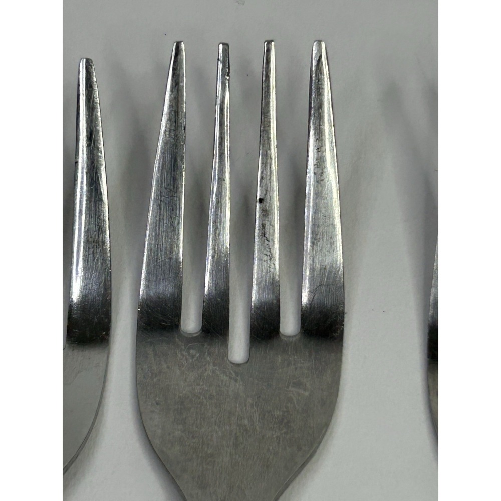 Stanley Roberts Rogers Co Salad Forks Stainless Steel CASA VISTA Lot of 4 - Picture 5 of 6